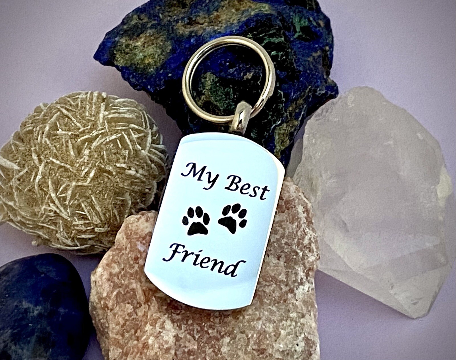 Keyring Urn .5″ Key Chain Pet Cremation Pendant Dog Cat Ash My Man’s Best Friend