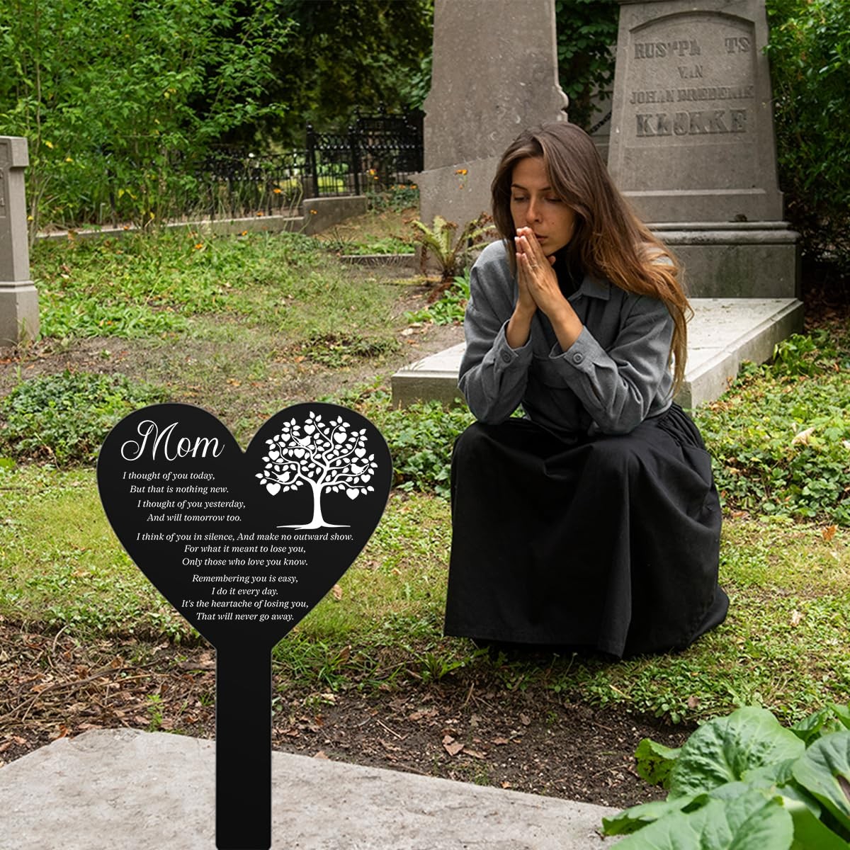 Cemetery Grave Decorations Mom Grave Marker Personalized Mom Grave Stone