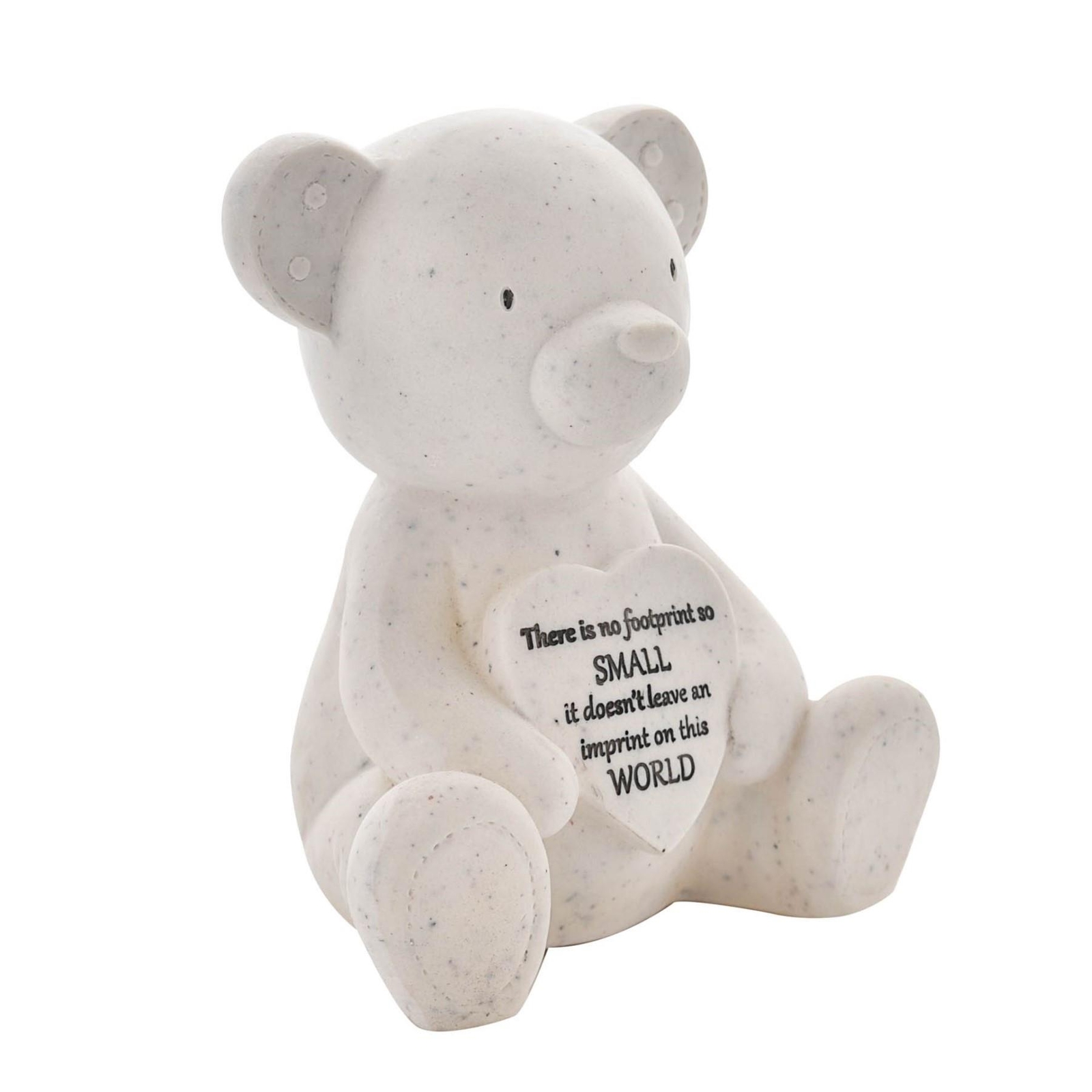 Baby Graveside Memorial Teddy and Heart Ornament