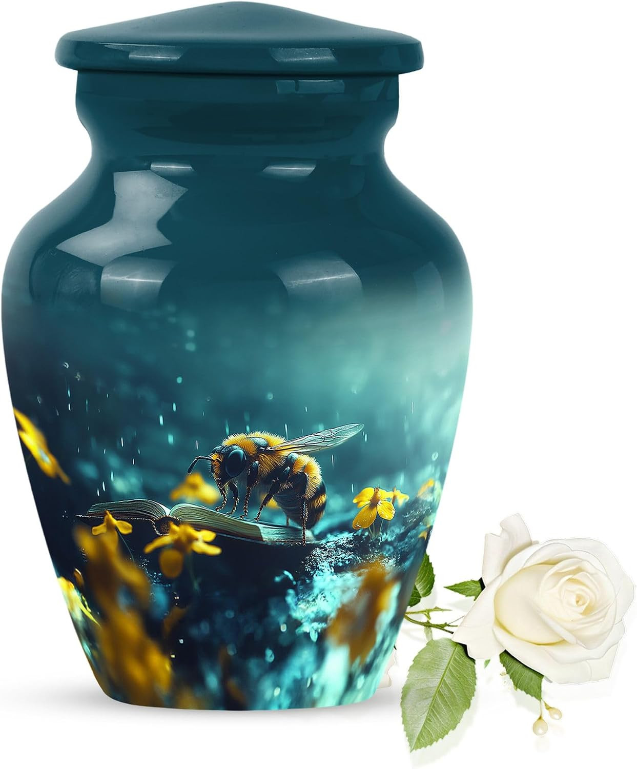 Bee Funeral Urns for Human Ashes Adult Female – Cremation for Men Ashes – Small