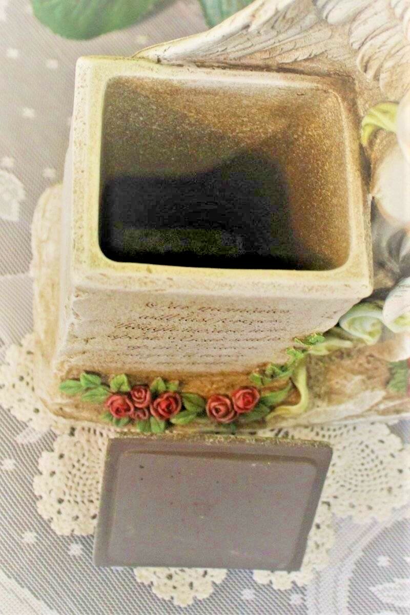 Praying Angel Memorial Urn Keepsake Box Pet Person Cat Dog 12 inch Resin
