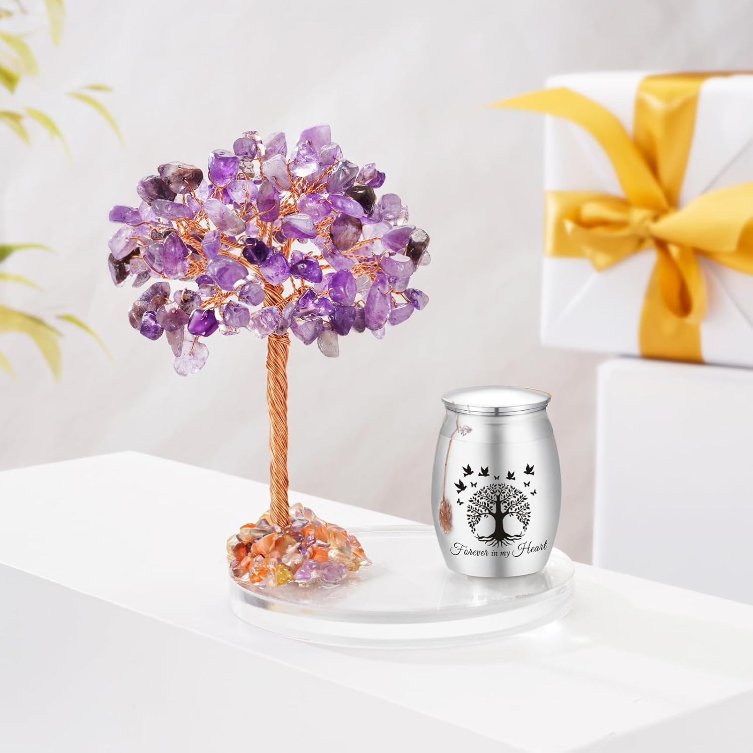 Small Urns for Human Ashes Cremation Keepsakes Urn Stainless Steel 1.57 Inches M