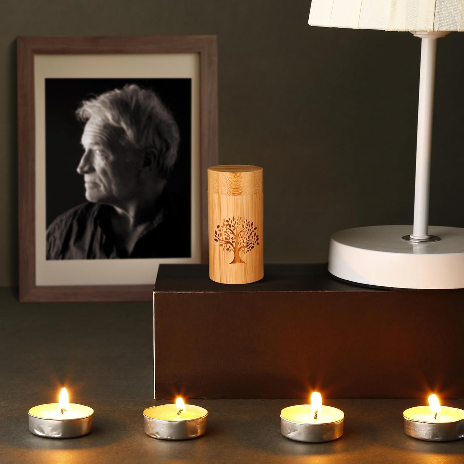 Small Urns for Human Ashes Keepsake with Tree of Life Pattern,Small Cremation Ur