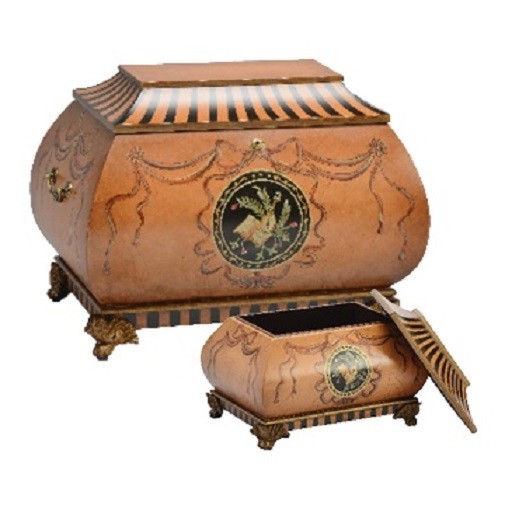 Large/Adult 200 Cubic Inch Salzburg Memory Box Funeral Cremation Urn for Ashes