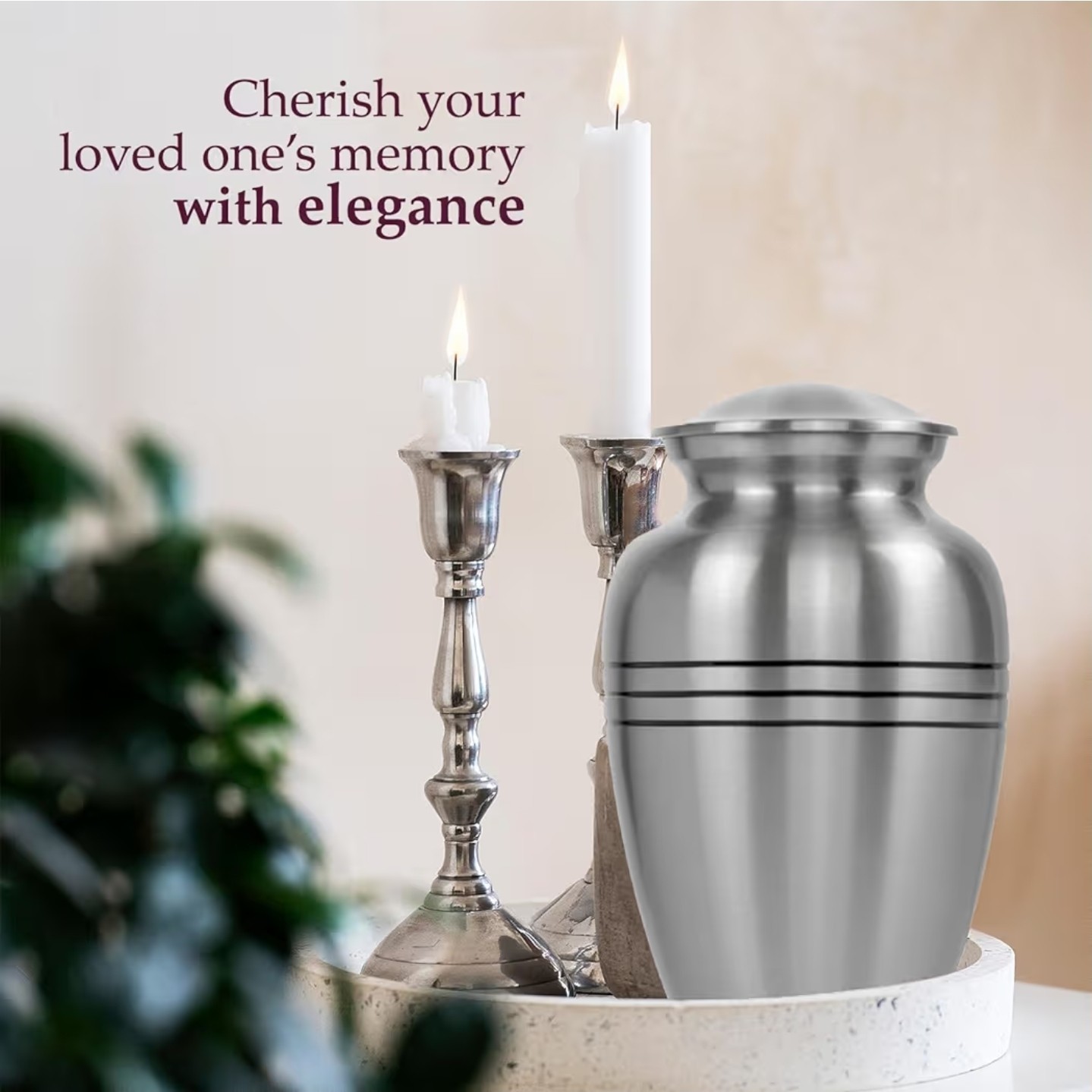 Trupoint Memorials Cremation Urn for Human Ashes – Large (Up To 200 Lbs) – New –