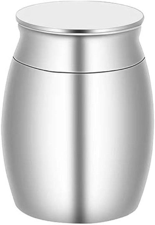 Keepsake Mini Urn for Ashes – Durable and Elegant Stainless Steel Memorial Jar