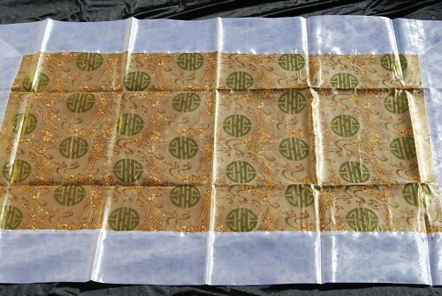 Chinese Casket Cover for Religious Funeral Services Buddhist / Daoist Purposes 