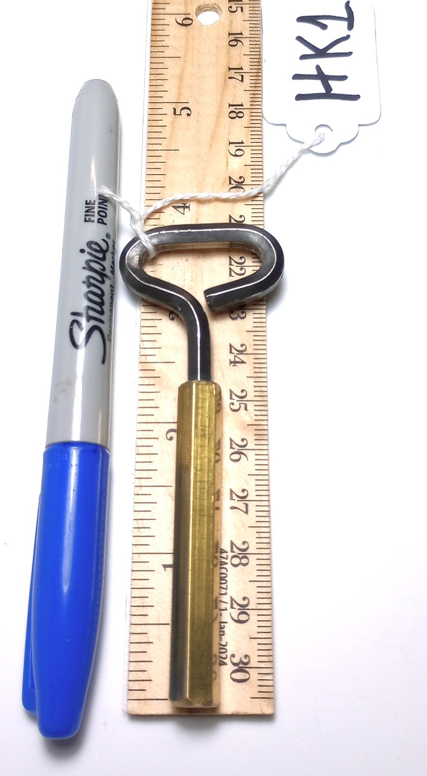 Pocket Hex Casket Key / Coffin Key