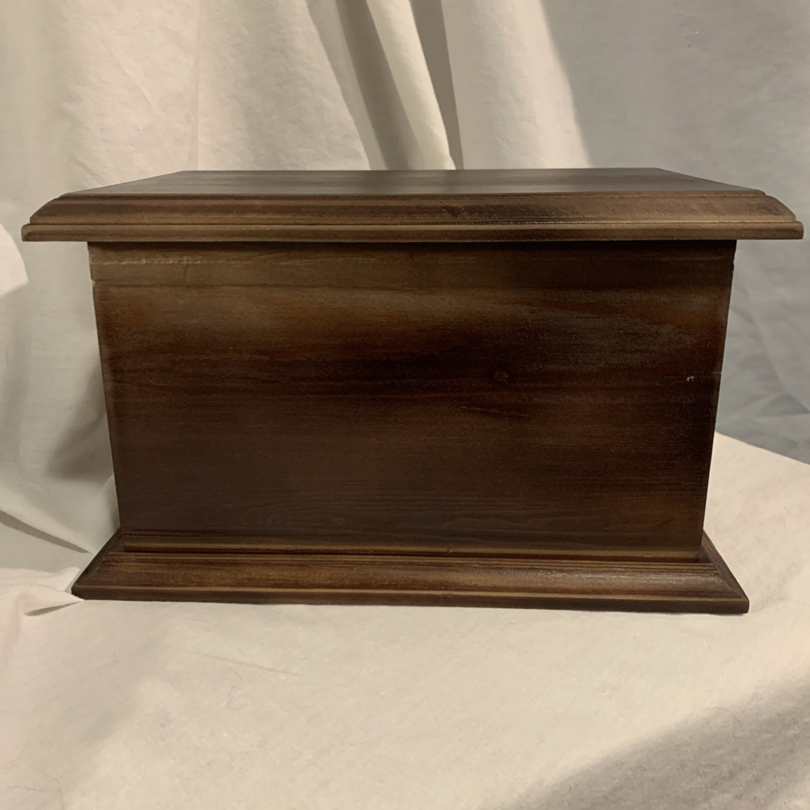 Memorial Urn Cremation Ashe Dark Pine Handmade Pet Cat Dog Mom Dad Son Daughter
