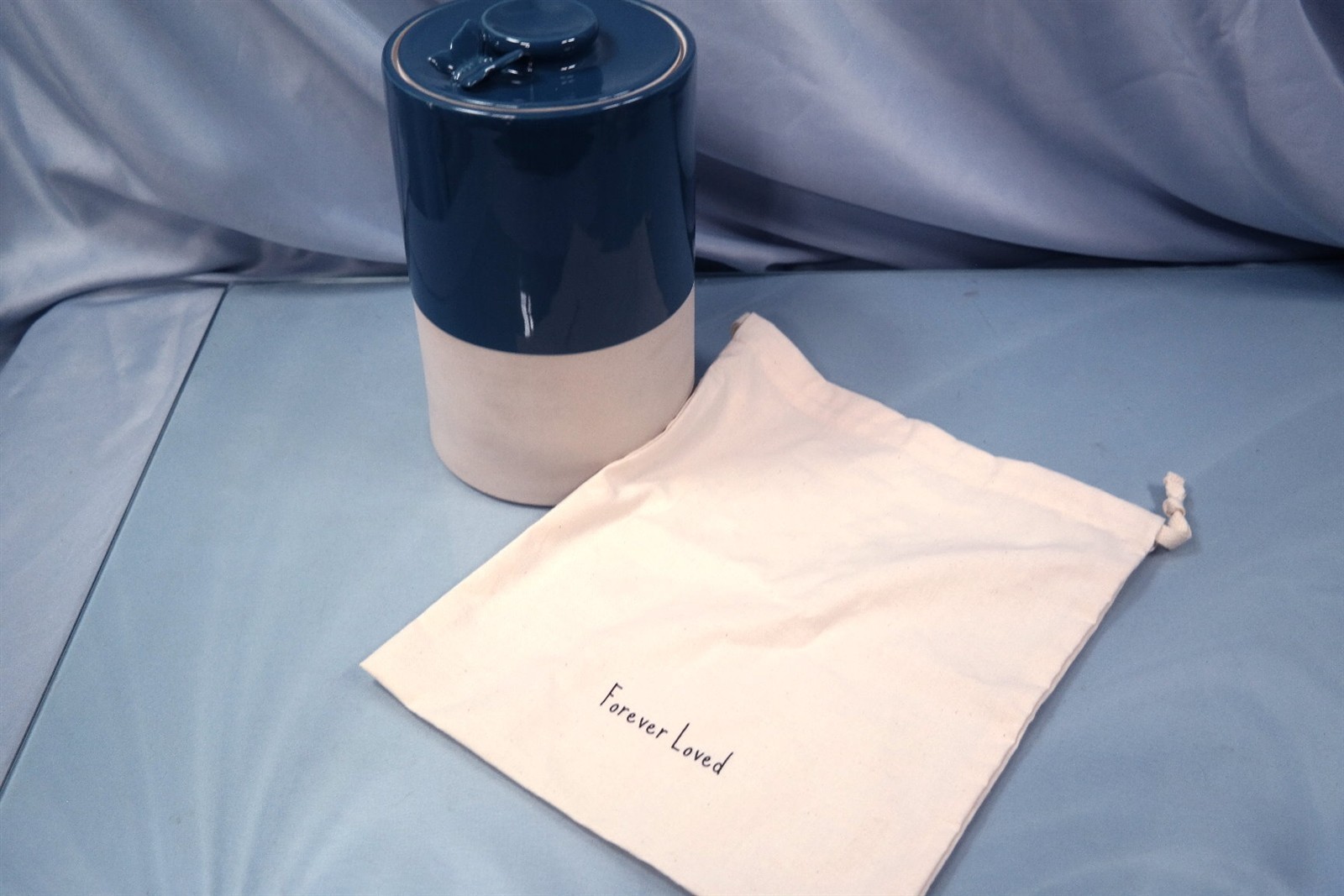 Large Cremation Urn Forever and Always Funeral with Bag