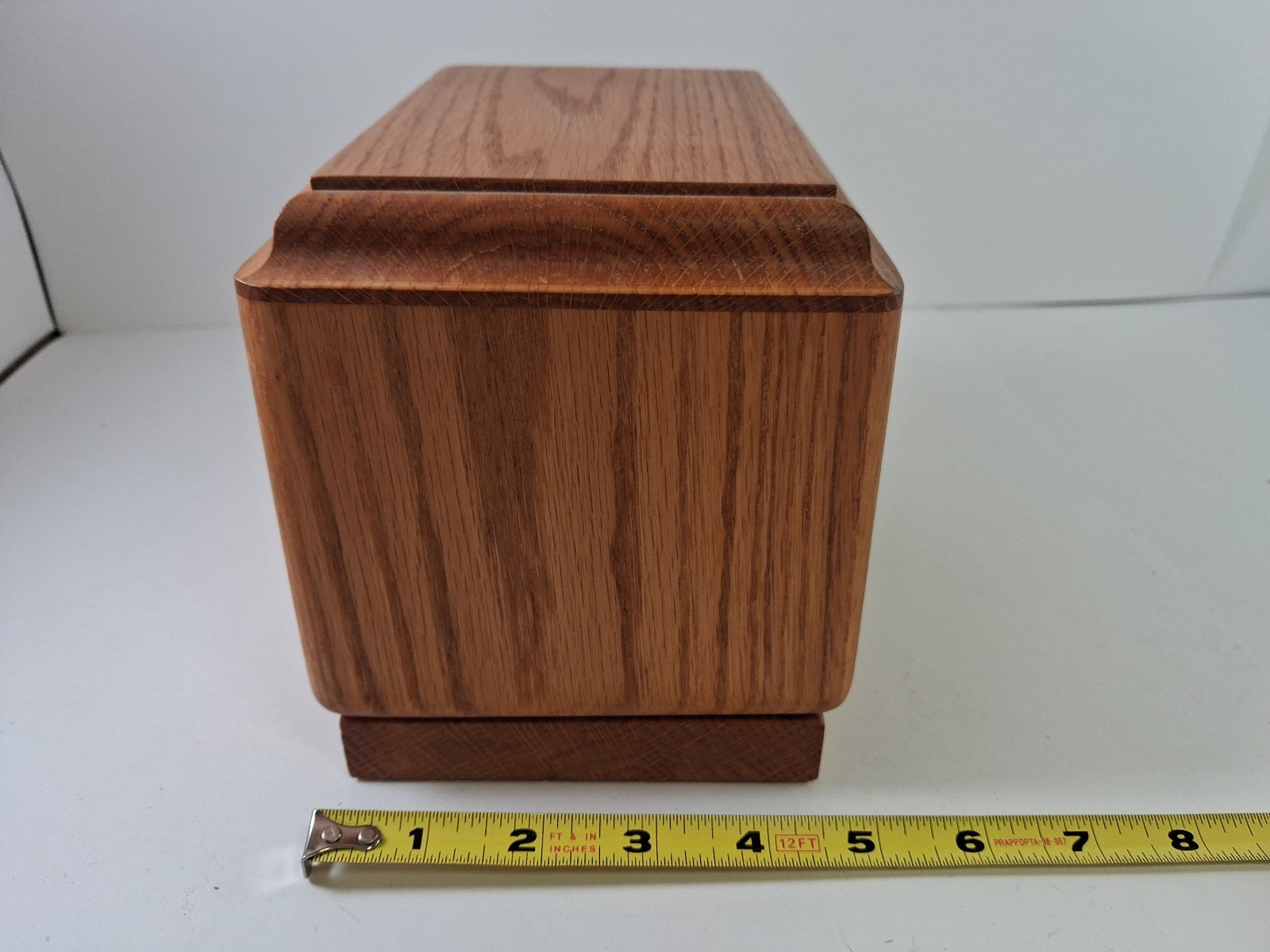 Wooden Cremation Urn Box For Human or Pet Ashes Duck Burned Pyrography