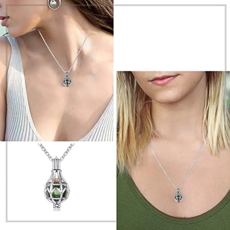 Minimalist Waterdrop Shaped Cremation Jewelry With Concealed Ashes Container