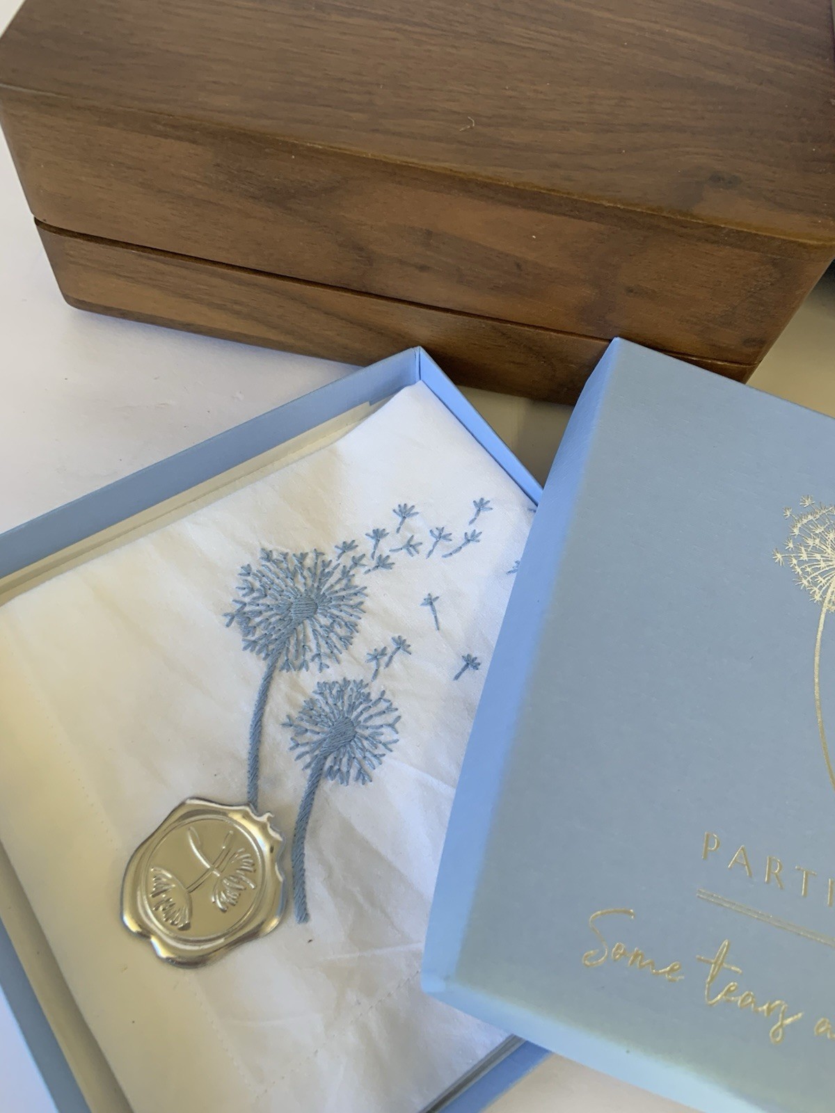 Dandelion gifts Parting Remembrance Keepsake for Passing Funeral Sympathy Set