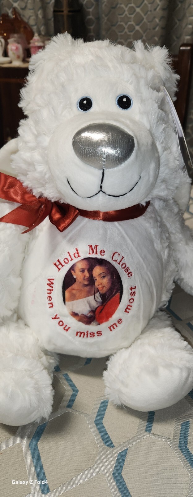 Memorial Angel Bear is fully washable. You can put ashes in them