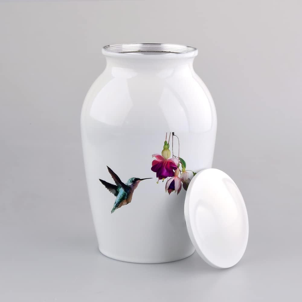 Hummingbird Large Urns for Human Ashes Adult Male,Affordable Cremation Urn for C