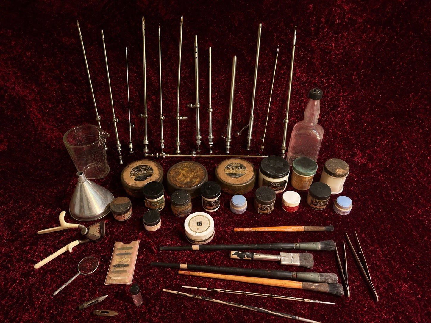 Vintage Mortuary Embalming Kit Dodge Cosmetics Original Medical Toolbox ODDITIES