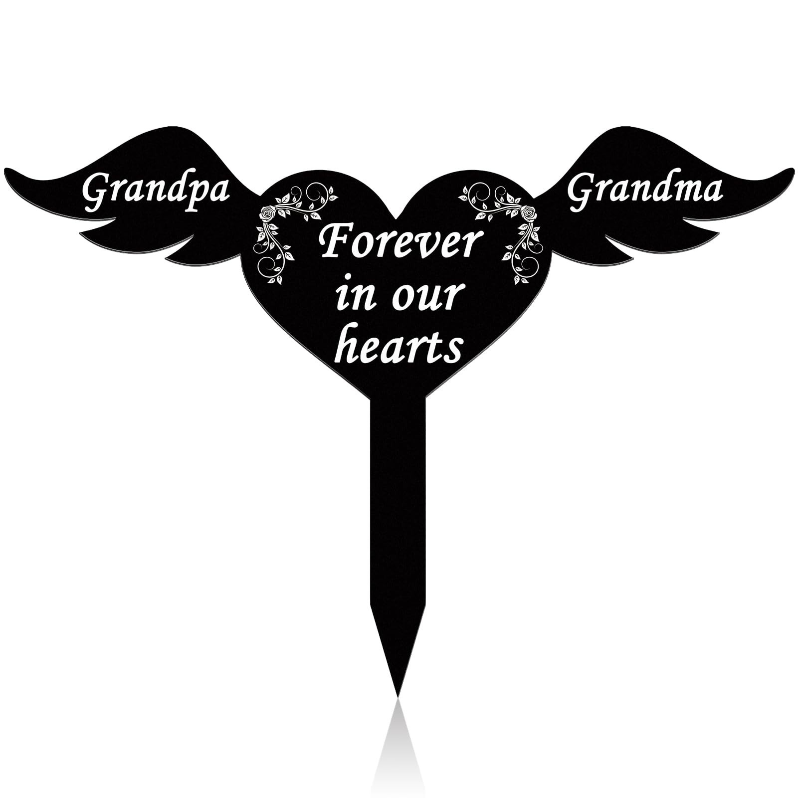 Fathers Day Memorial Stakes Cemetery Grave Plaque Stake Markers Memorial Gard…