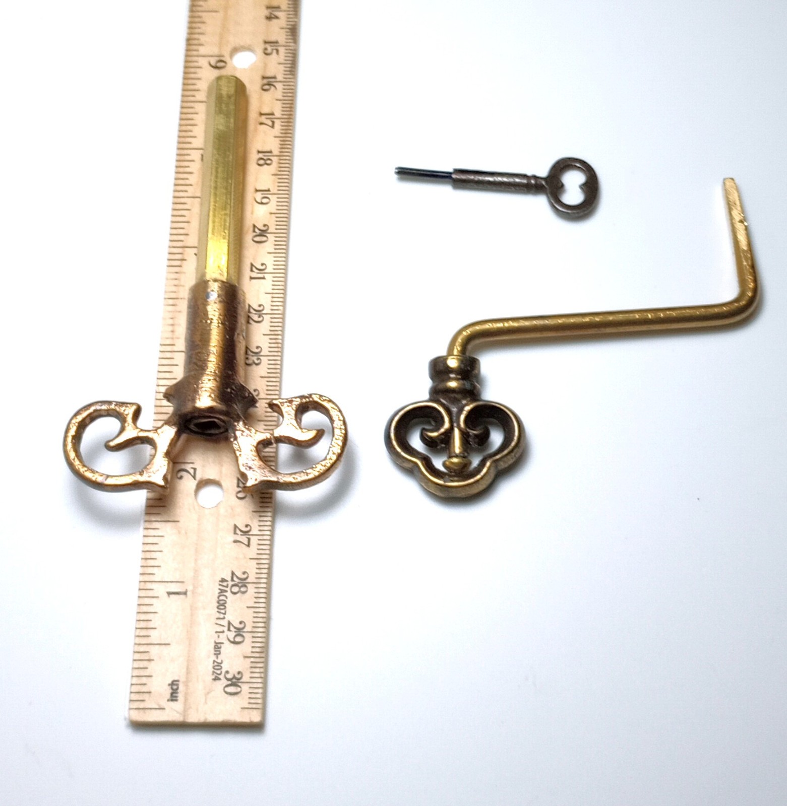 Brass Pocket / Crank Casket Key (Read description)