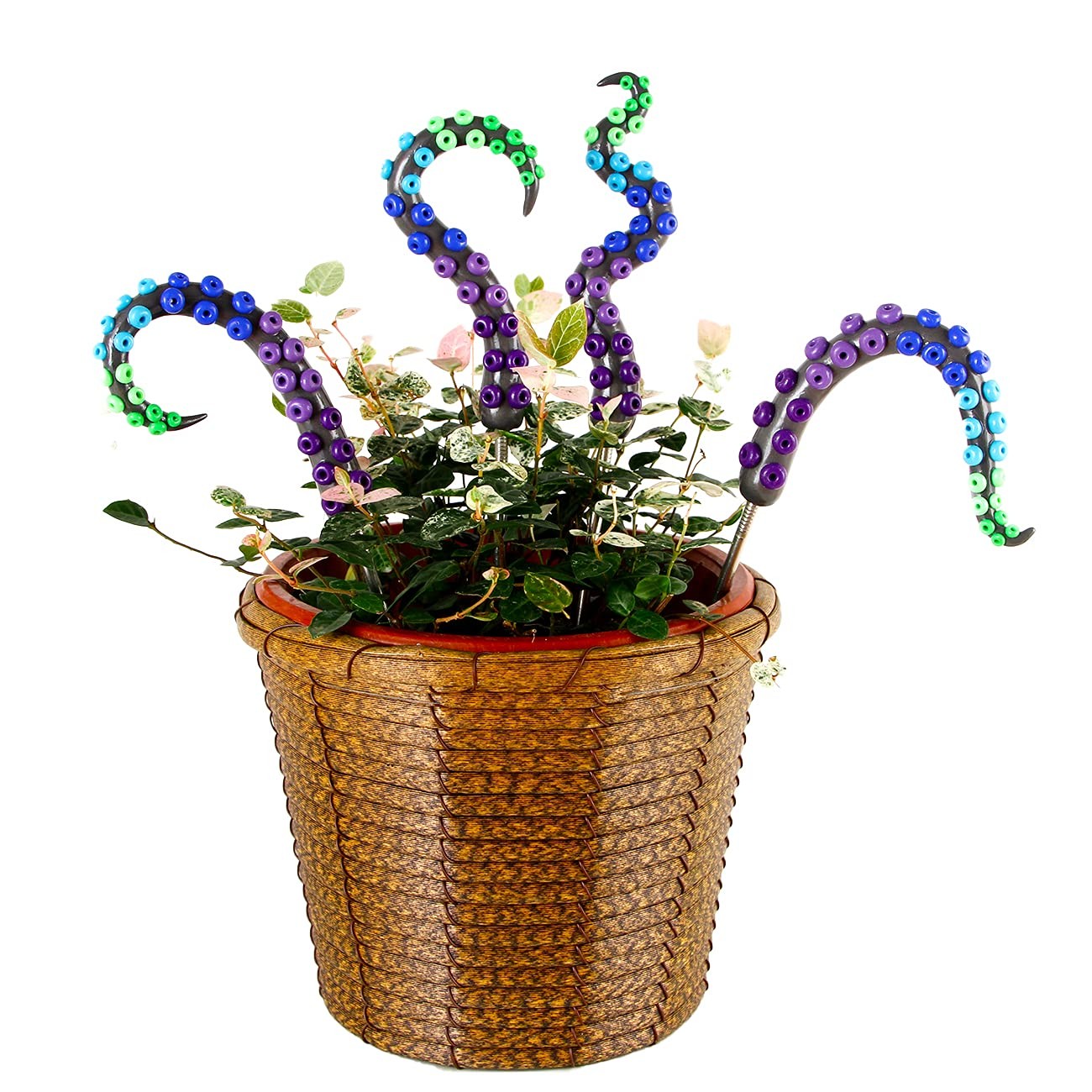 Octopus Tentacle Decorative Garden Stakes Yard Plant Decor Outdoor Ornament