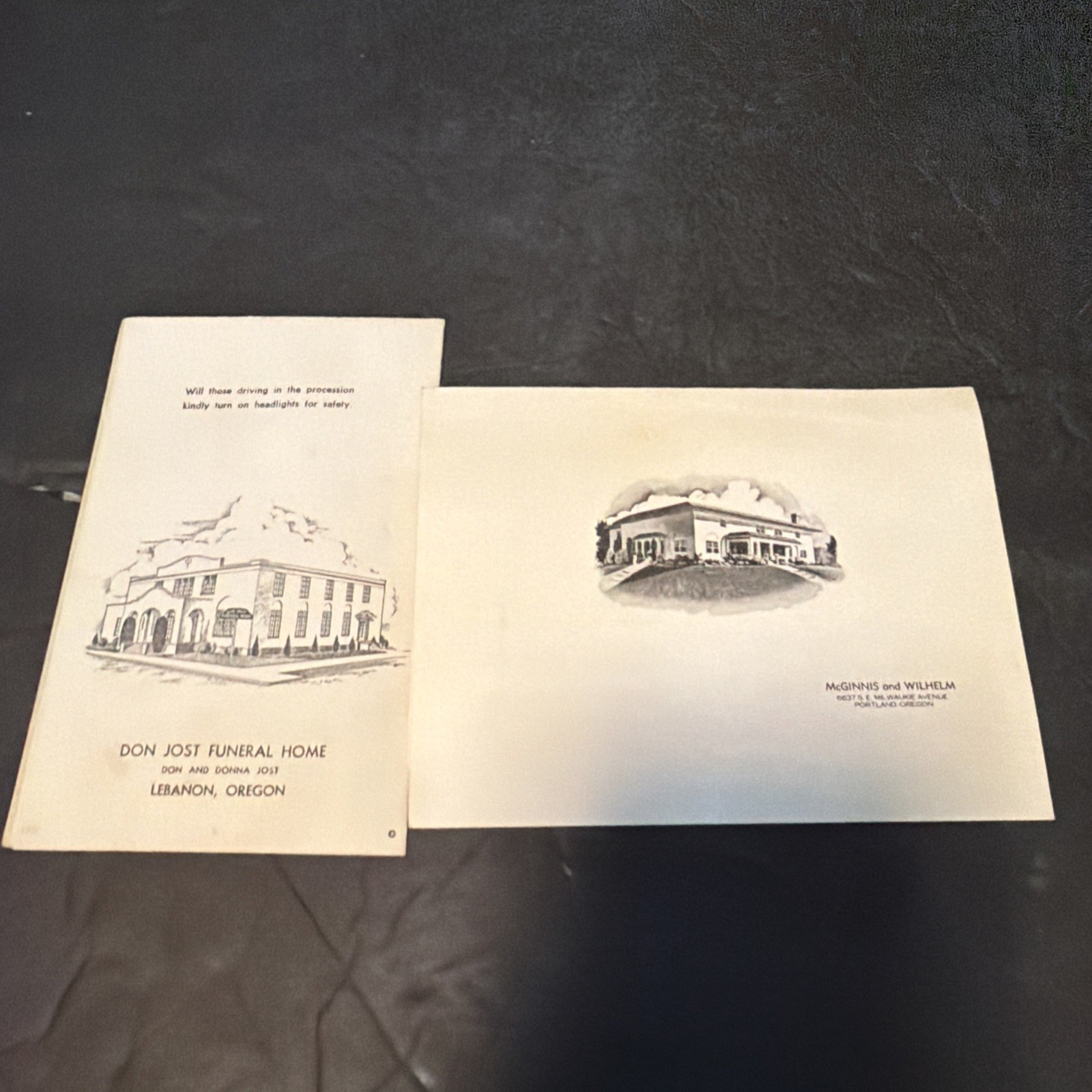 Vintage 1965 Funeral Memorial Cards Lot Delia Morrison,Earl G.Roach Ephemera #V3