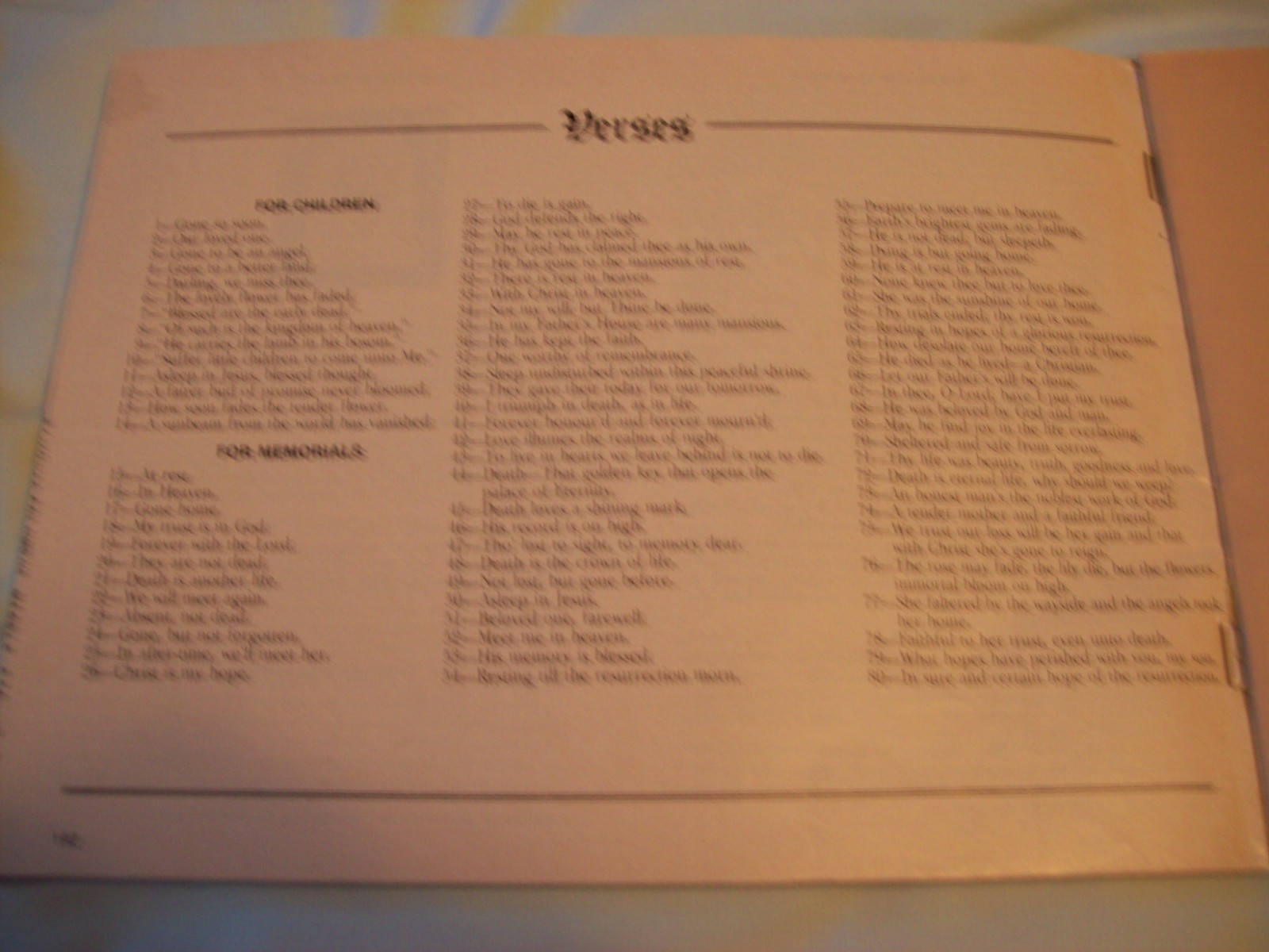 VTG Beautiful Memorials Marble & Granite Catalog Gravestones/Mortuary/Funeral