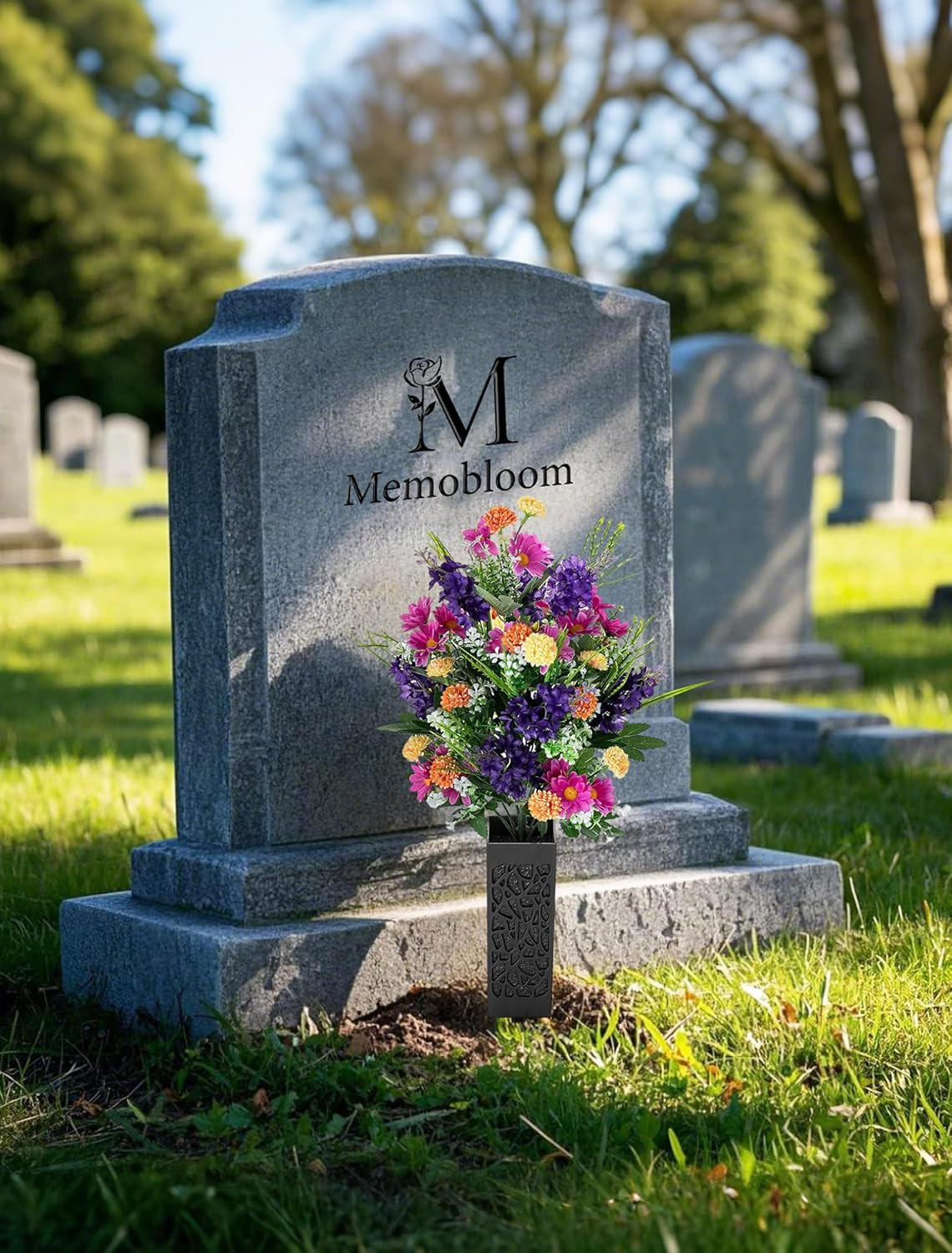 Artificial Cemetery Flowers for Grave: Memorial Day Flowers for Cemetery – Outdo