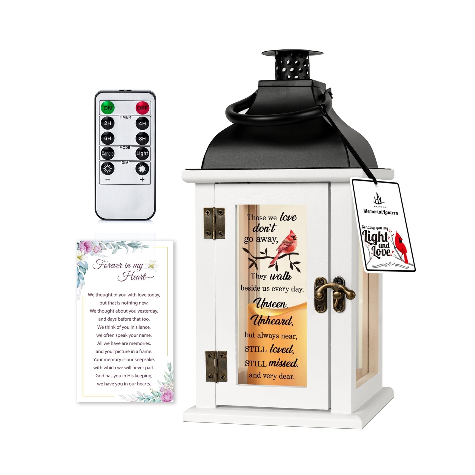 Memorial Lantern – Bereavement Sympathy Gifts for Loss of Loved One Memorial …