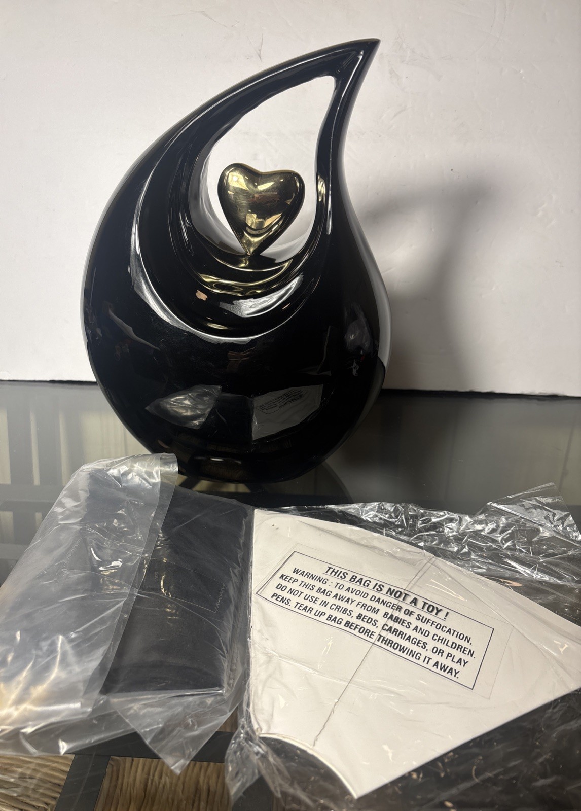 Heart of Love Cremation Urn for Human Ashes