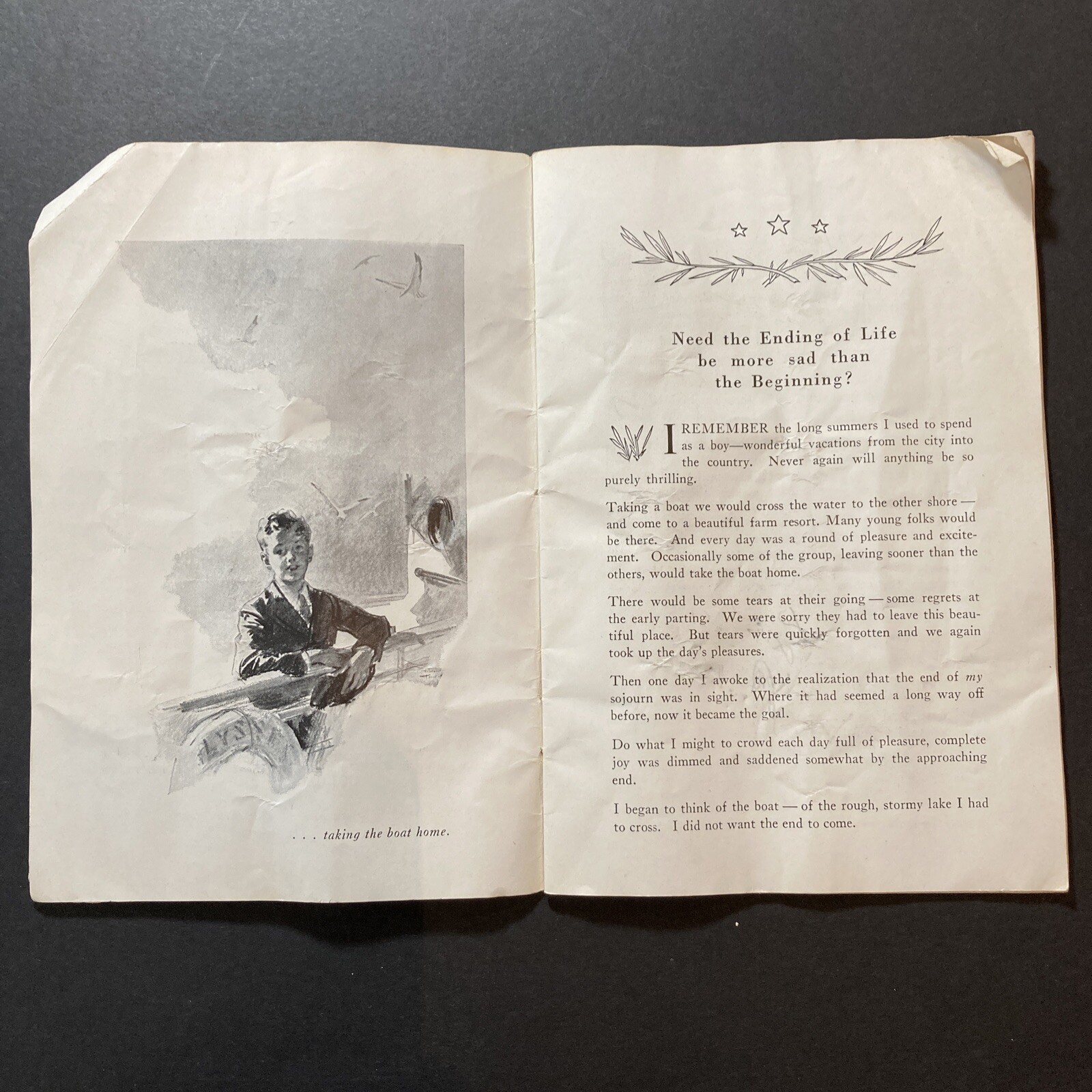 30s Clark Grave Vaults My Duty Funeral Booklet Caskets Guidance Suggestion Rough