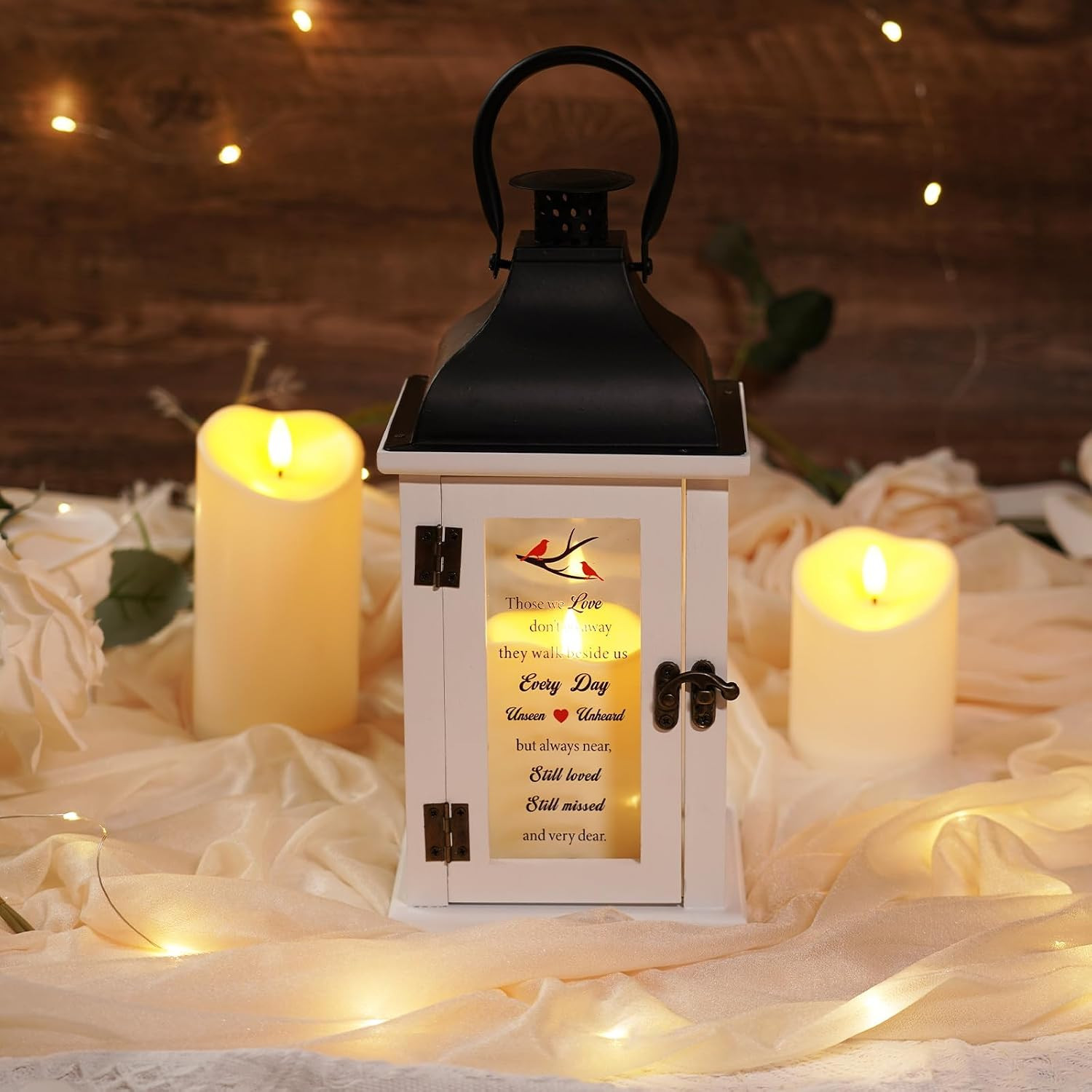 Homemory Memorial Lantern Bereavement Sympathy Gift for Loss of Loved One, Remem