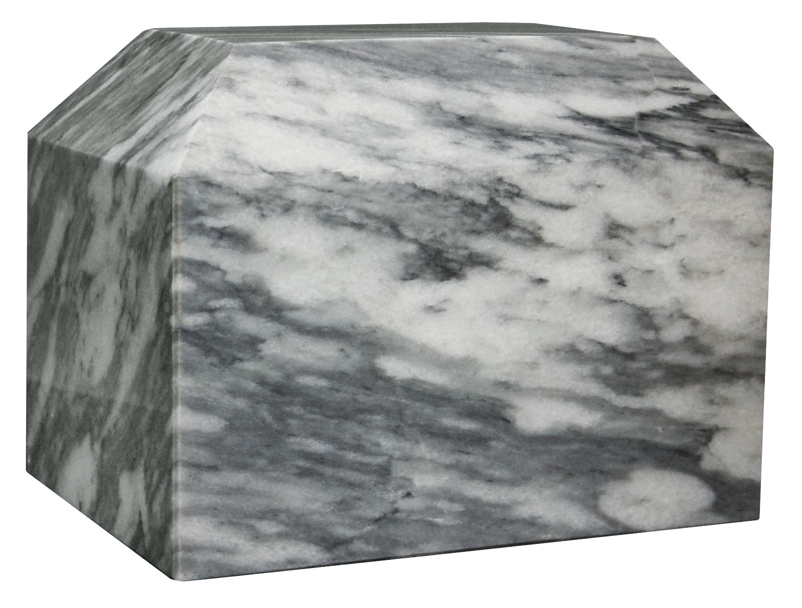 Large/Adult 190 Cubic Inch Summit Cashmere Gray Marble Cremation Urn for Ashes