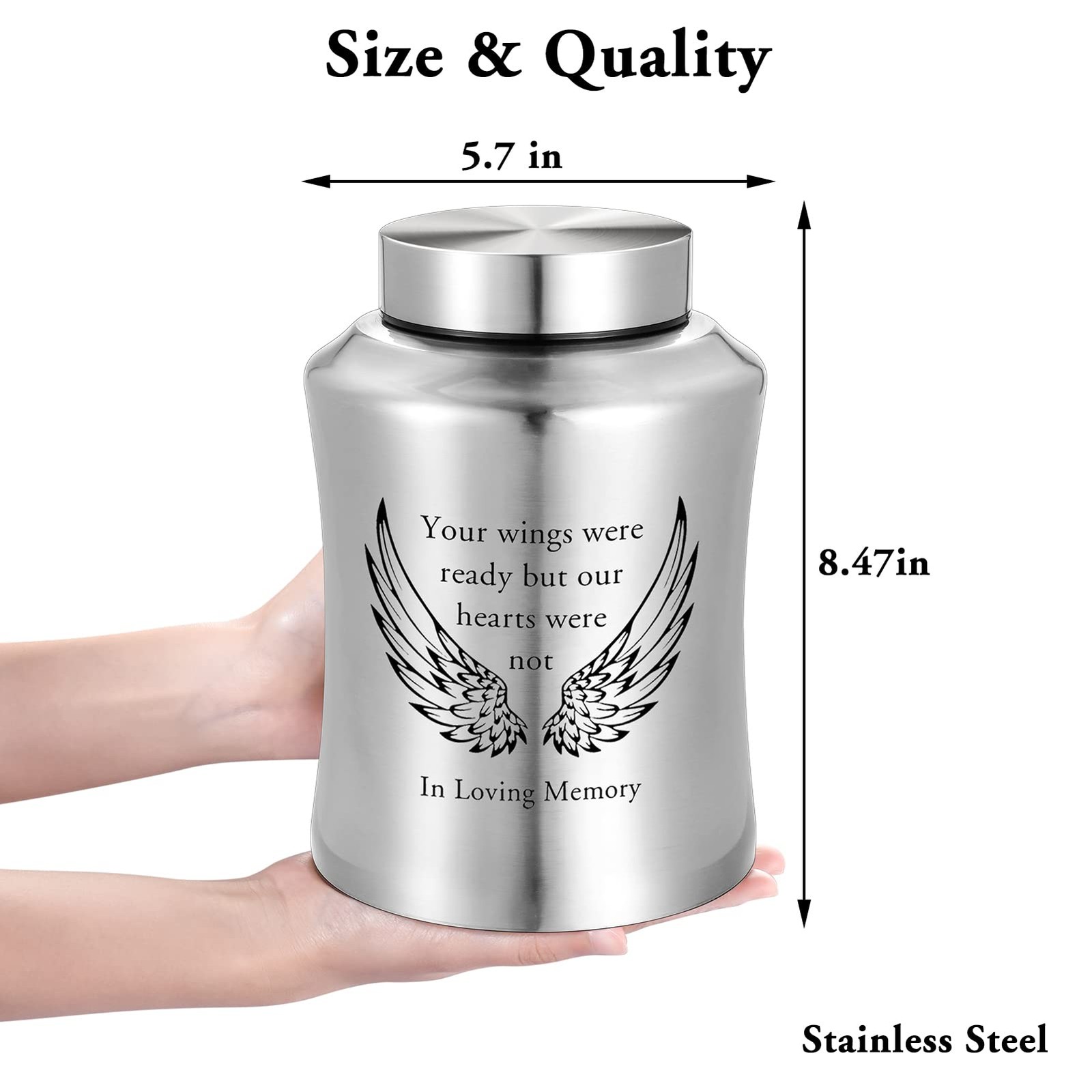 Urns for Human Ashes Adult Male Female 220Lbs Large Decoration Cremation Urns fo