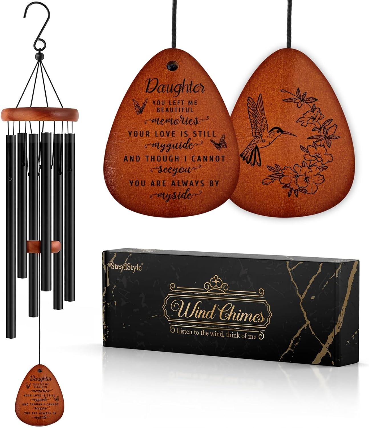 Beautiful Memorial Wind Chimes in Memory of Loved One – Perfect Bereavement Gift