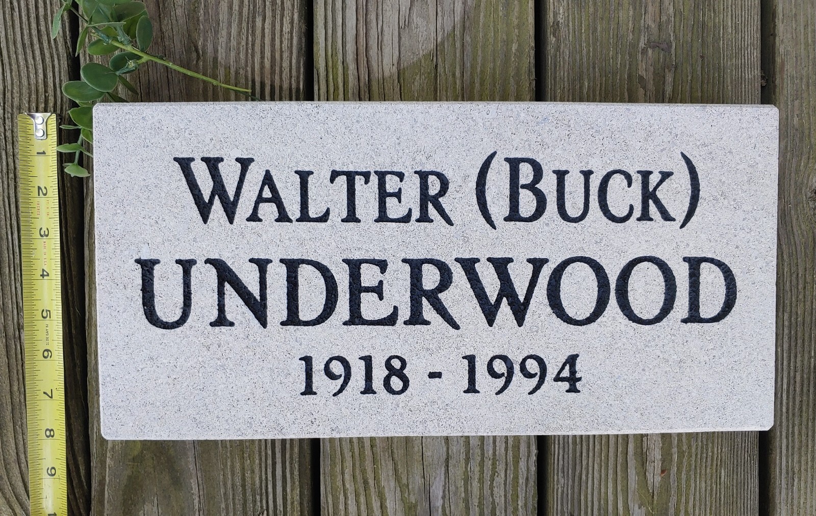 LARGE Limestone Grave Marker Headstone Garden Stone Paver Memorial FREE SHIPPING