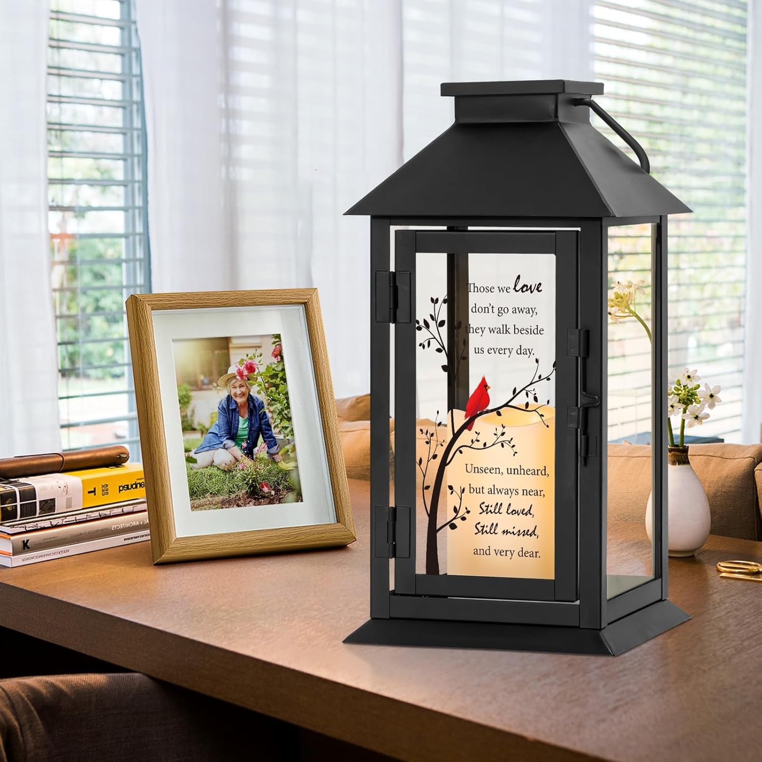Lantern Bereavement Gifts with LED Candle and Remote Gifts for Loss of Loved One