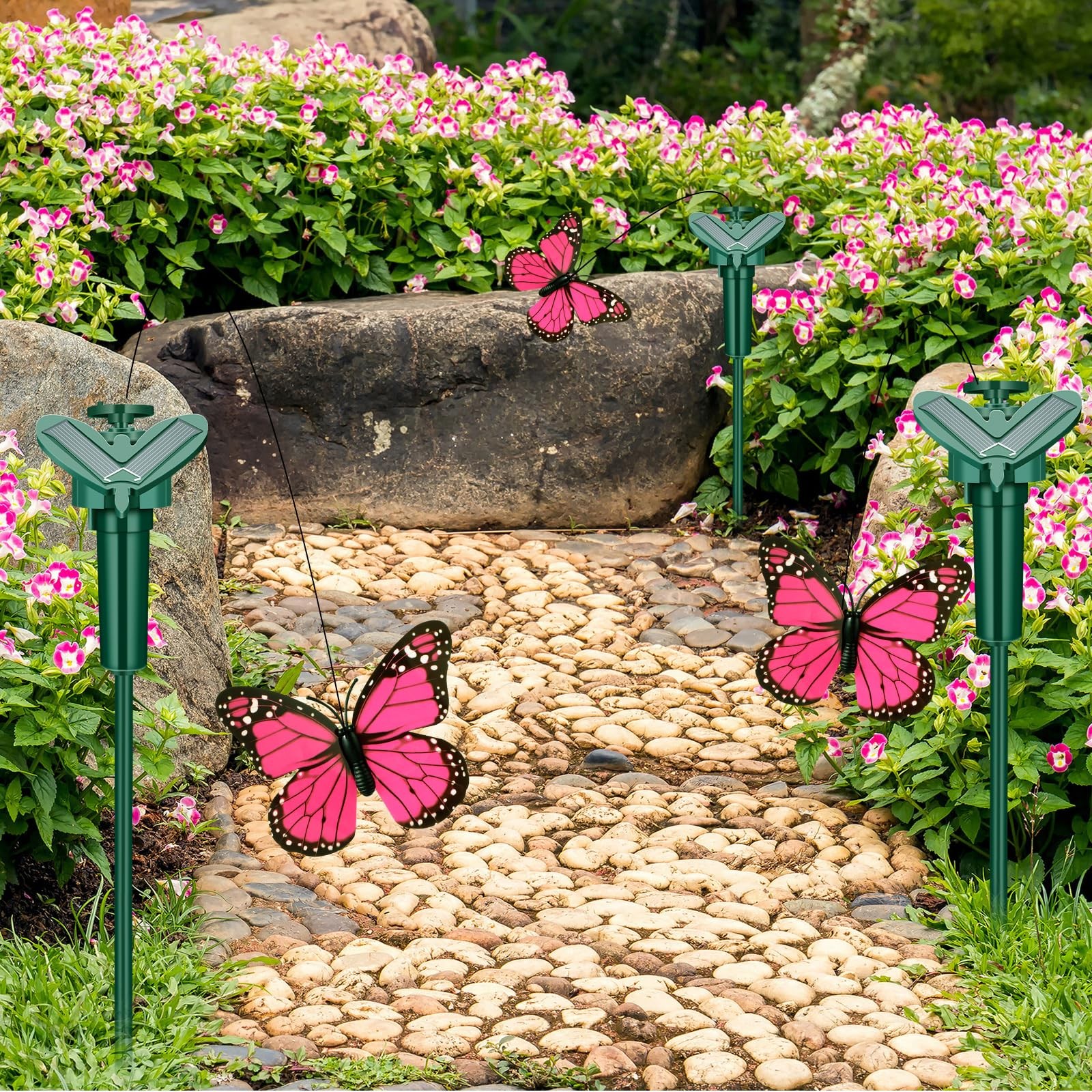 Butterfly Garden Stakes – Solar Moving Outdoor Decor for Yard & Pathway