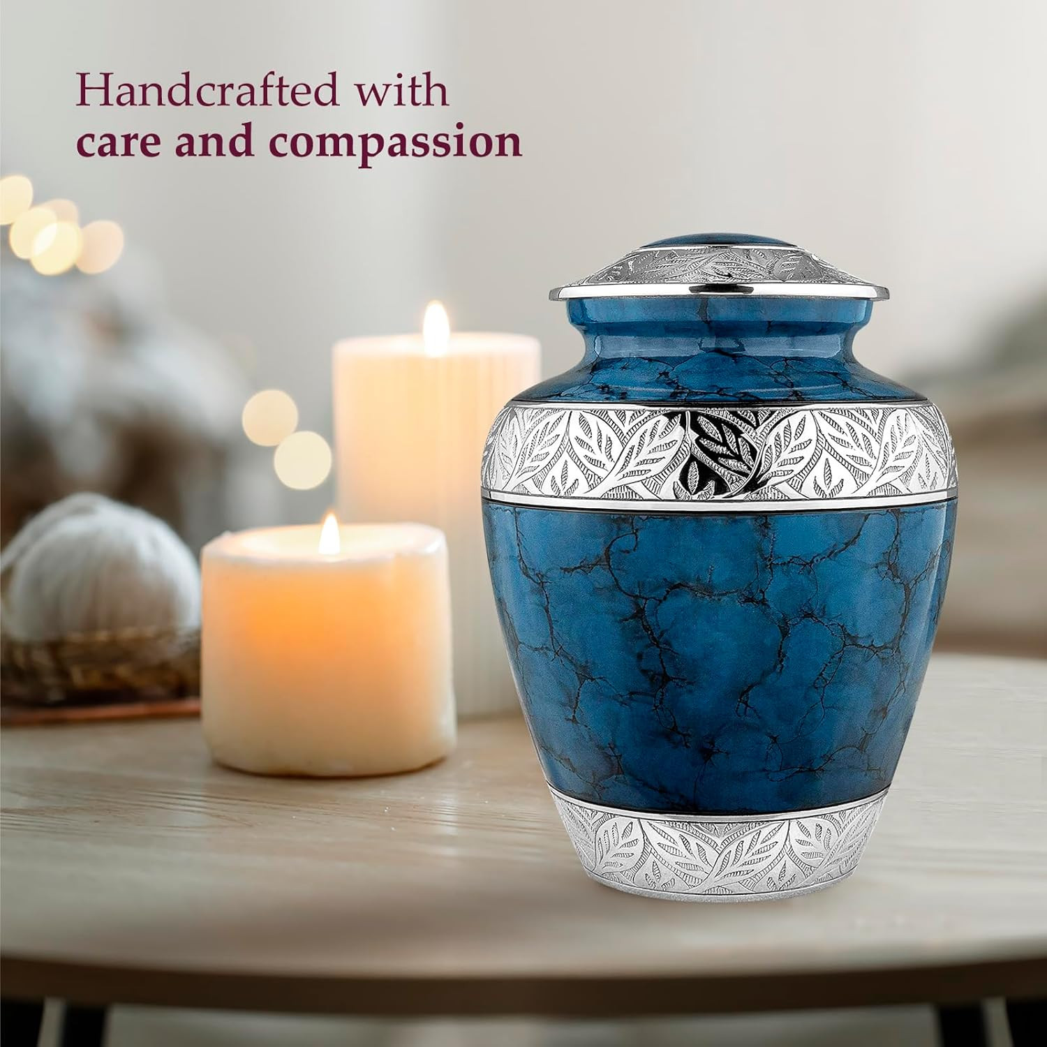 Trupoint Memorials Extra Large Urn for Ashes Adult Male or Female up to 300 Lbs