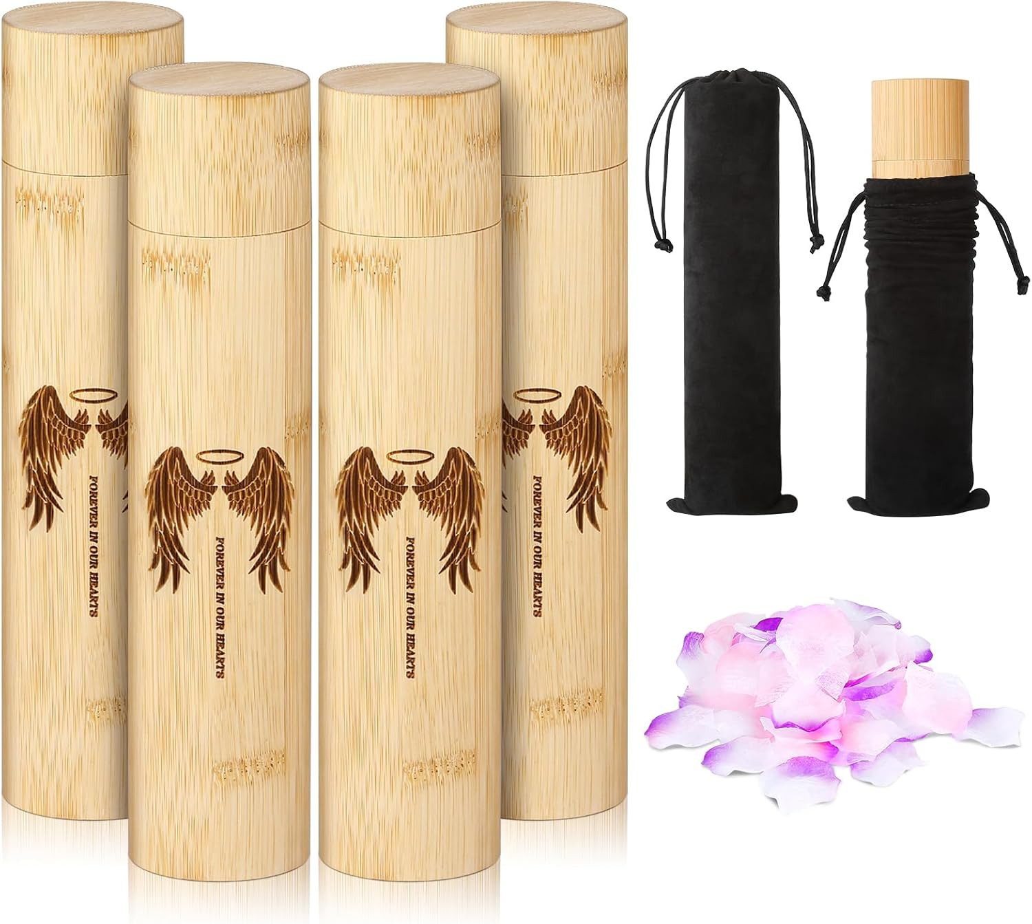 Bamboo Scattering Urns for Human Ashes,Eco Friendly Biodegradable Urn for Human