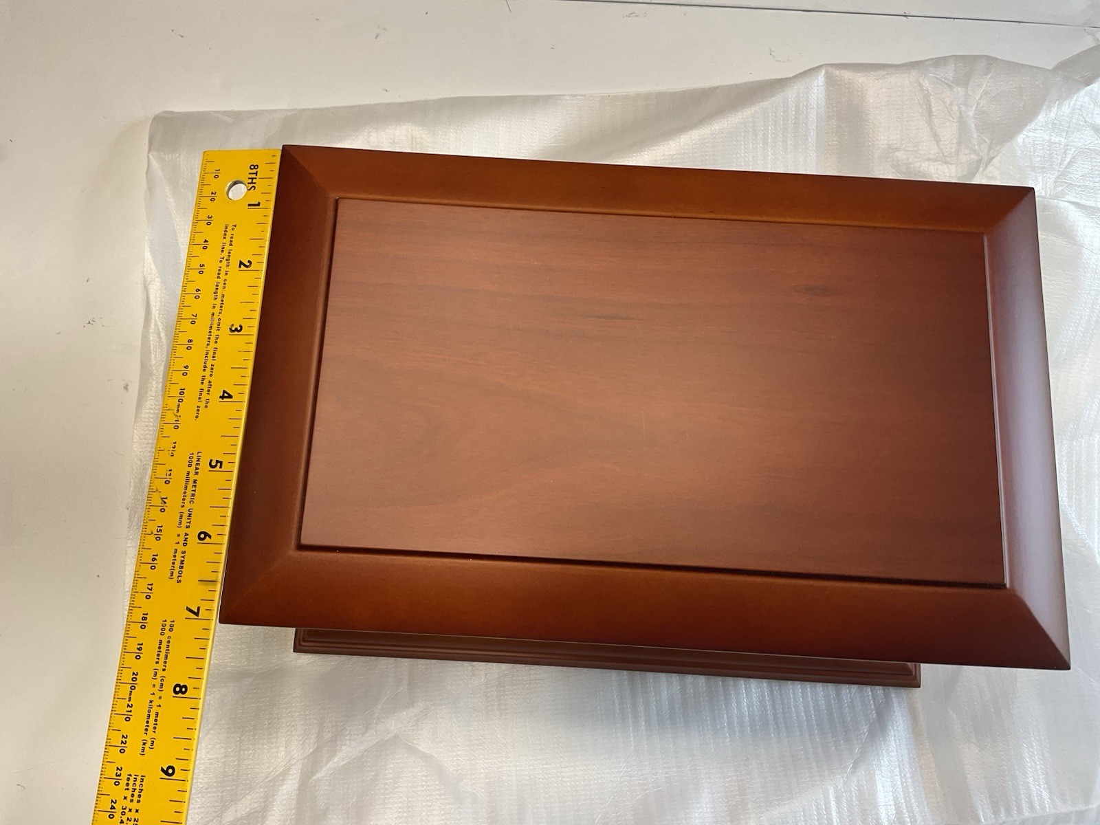 Handcrafted Extra Large Wooden Funeral Cremation Urn Box for Up To 300lb