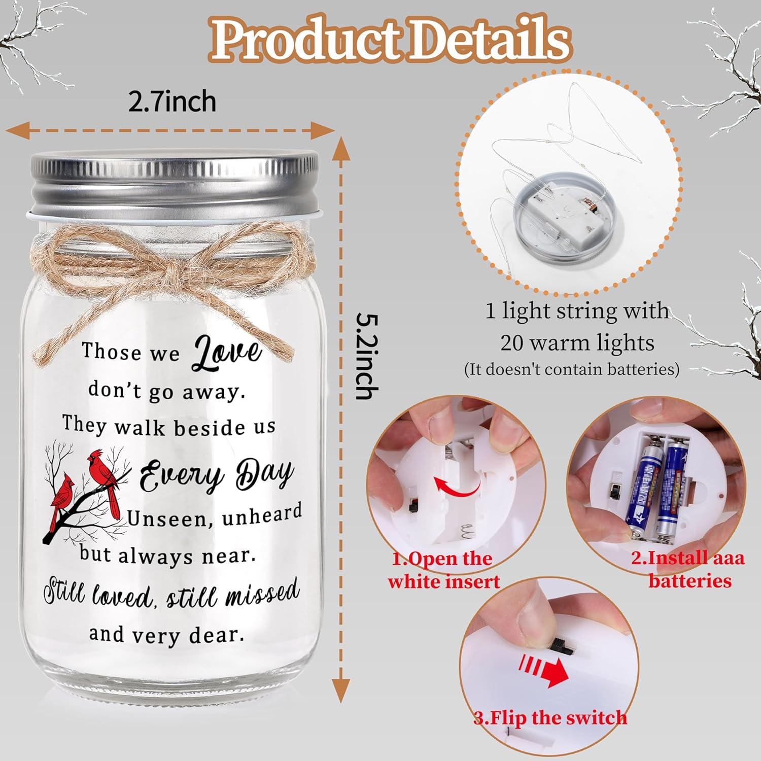 Sympathy Memorial Gifts for Loss of Loved One Bereavement Grief Gifts for Women
