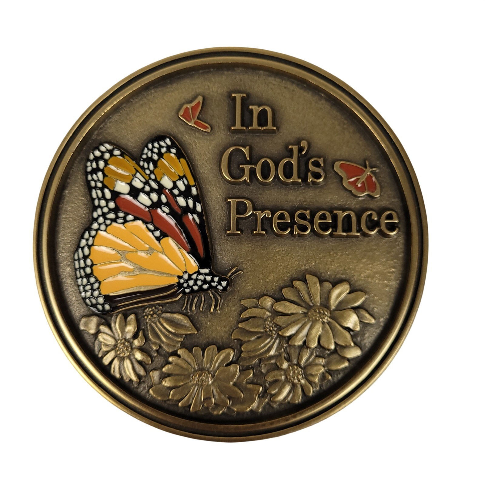 Batesville LifeStories Mother Sister Brass Casket Medallion Magnets 3pc Funeral
