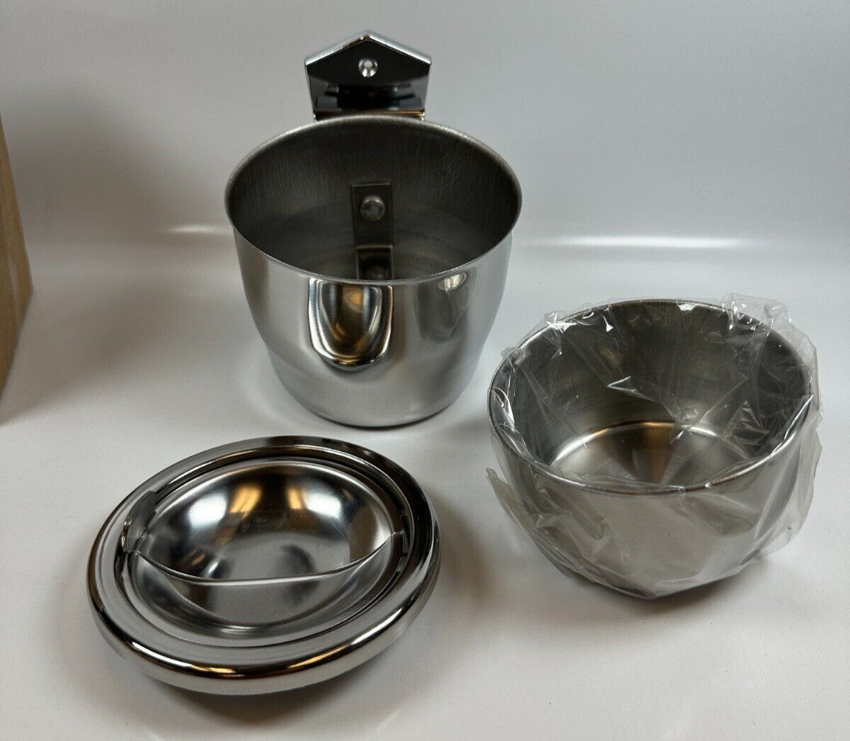 Surface Mount Ash Urn Satin Chrome Small CP #820065 NEW Fast Ship