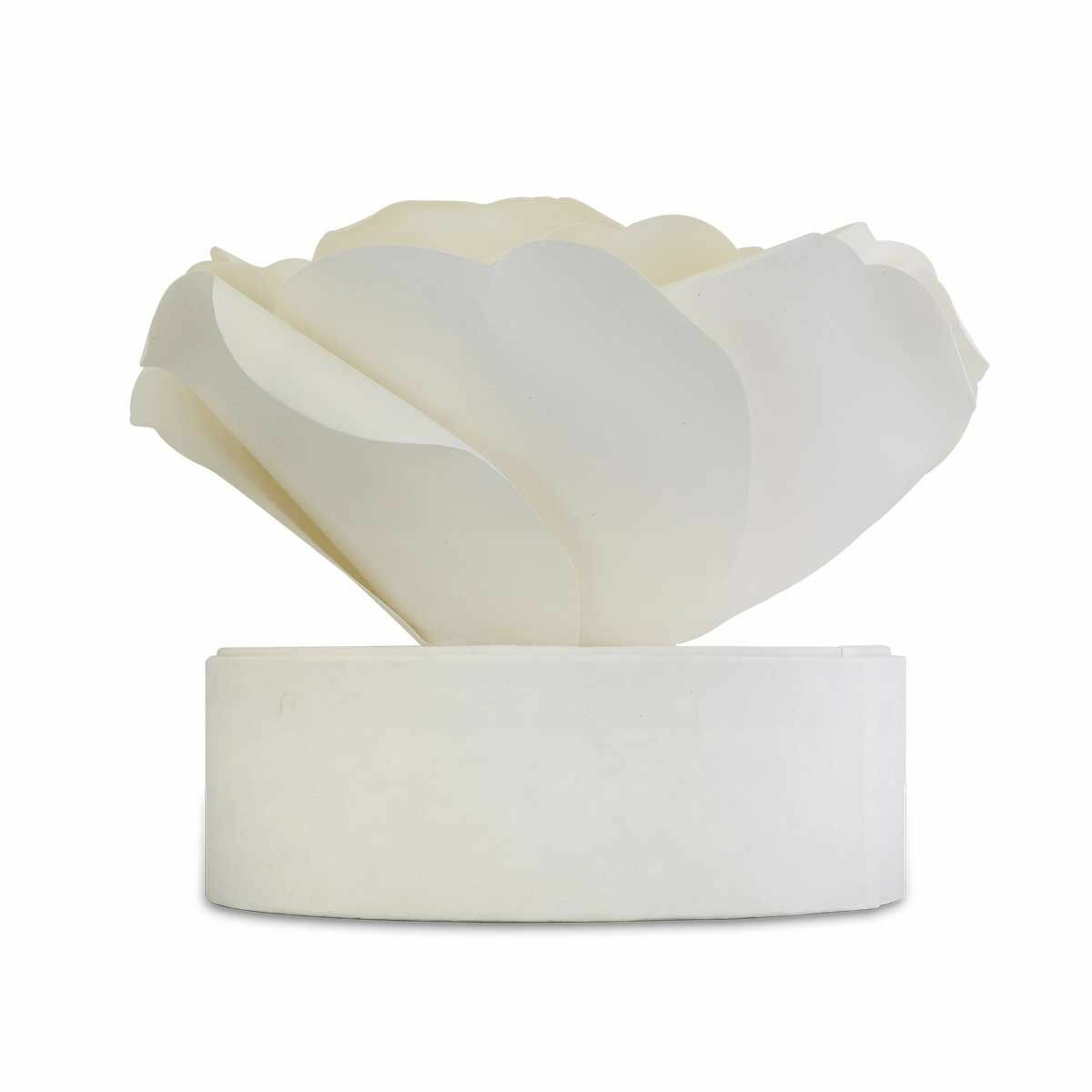 Large/Adult 240 Cubic In. White Origami Water Biodegradable Laguna Cremation Urn