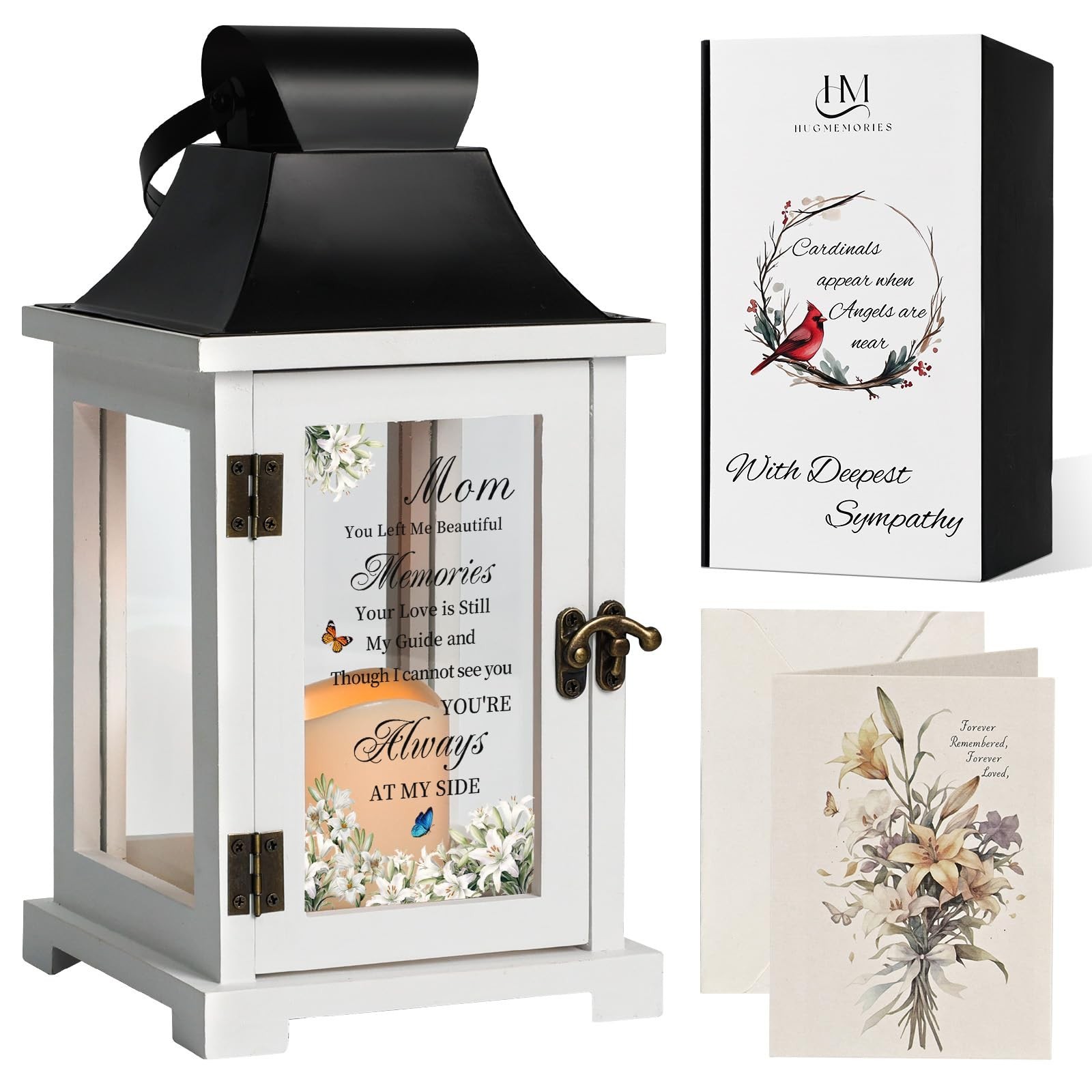 Sympathy Memorial Lantern for Loss of Mom | Bereavement Gifts & Condolences