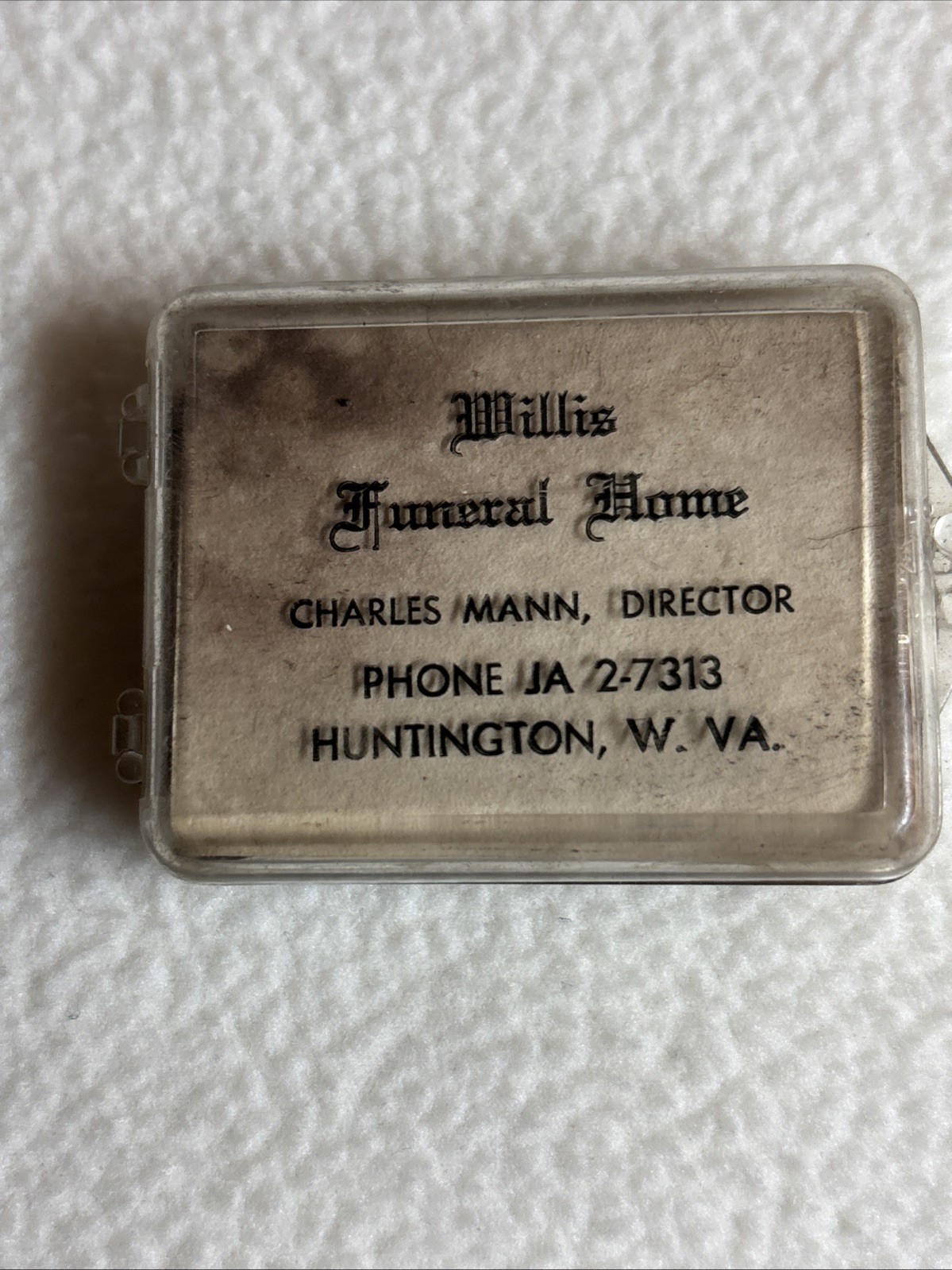 Funeral Home Smelling Salts Ampule Kit Vintage Mortician Willis In WV