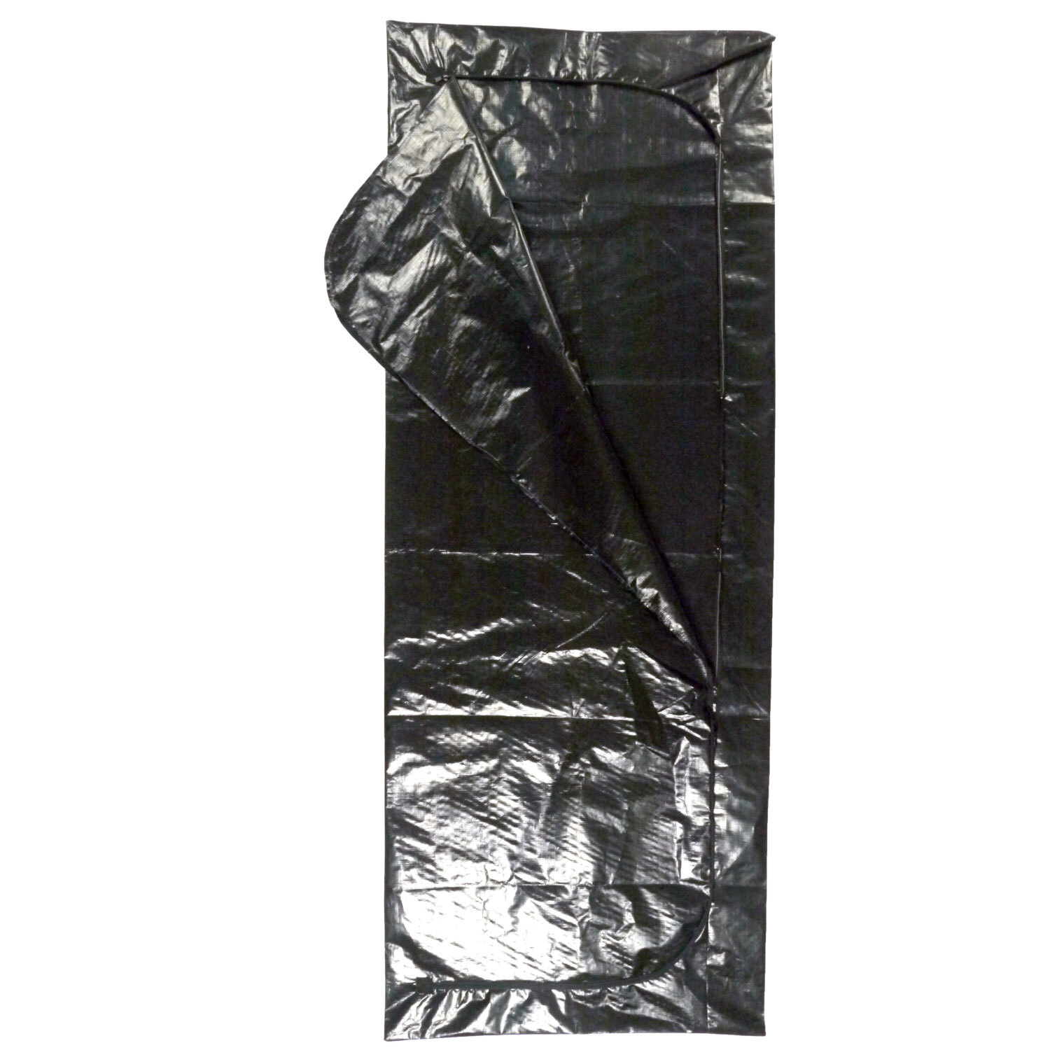 Black Body Bag Standard postmortem death curved zipper