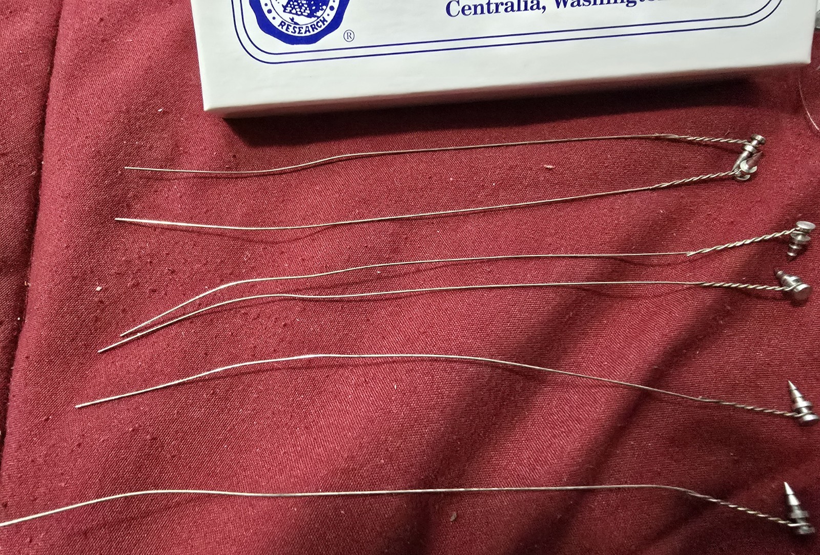 2 Vintage Mouth Formers w/ Box & SIX RARE Vintage Embalming Injector Needles