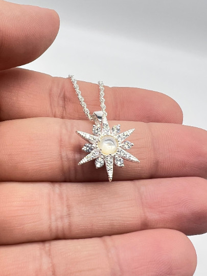 Cremation Jewelry North Star urn jewelry pendant sterling sliver