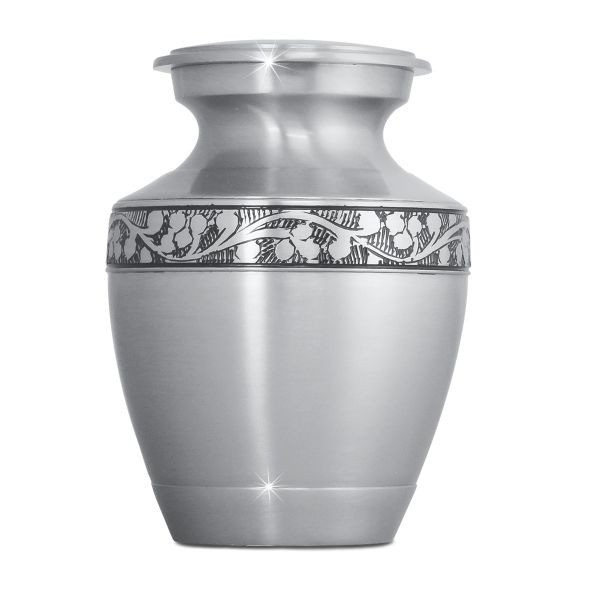 Small/Keepsake 4 Cubic Inches Trieste Pewter Infant Funeral Cremation Urn