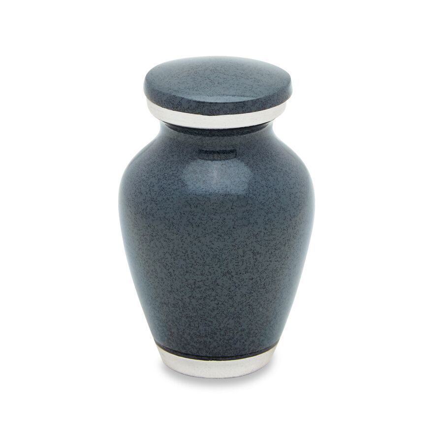 Small/Keepsake 3 Cubic Inches Grey Wolf Funeral Cremation Urn for Ashes